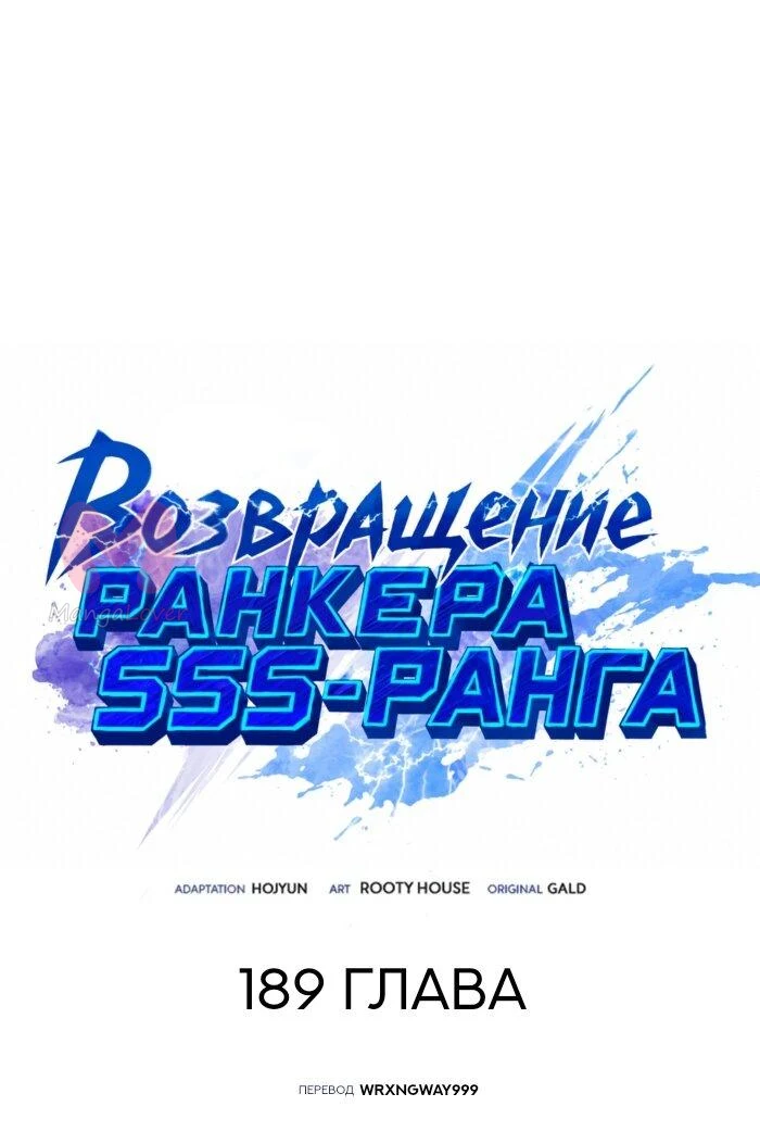 Возвращение ранкера SSS-ранга — Глава 189, страница 1